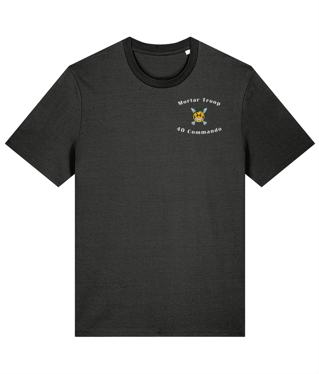 Mortar Troop 40 Commando T-Shirt Dark