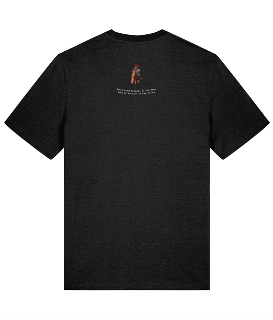 Charlie Coy 40 Commando T-Shirt Front and Rear Design Dark