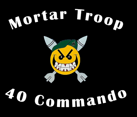 Mortar Troop 40 Commando T-Shirt Dark