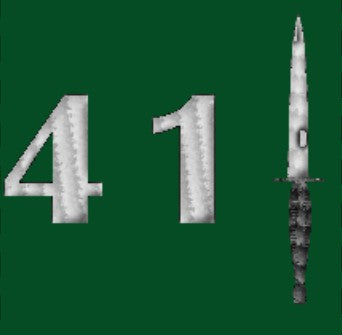 41 Commando and Dagger Embroidered Sweatshirt Dark
