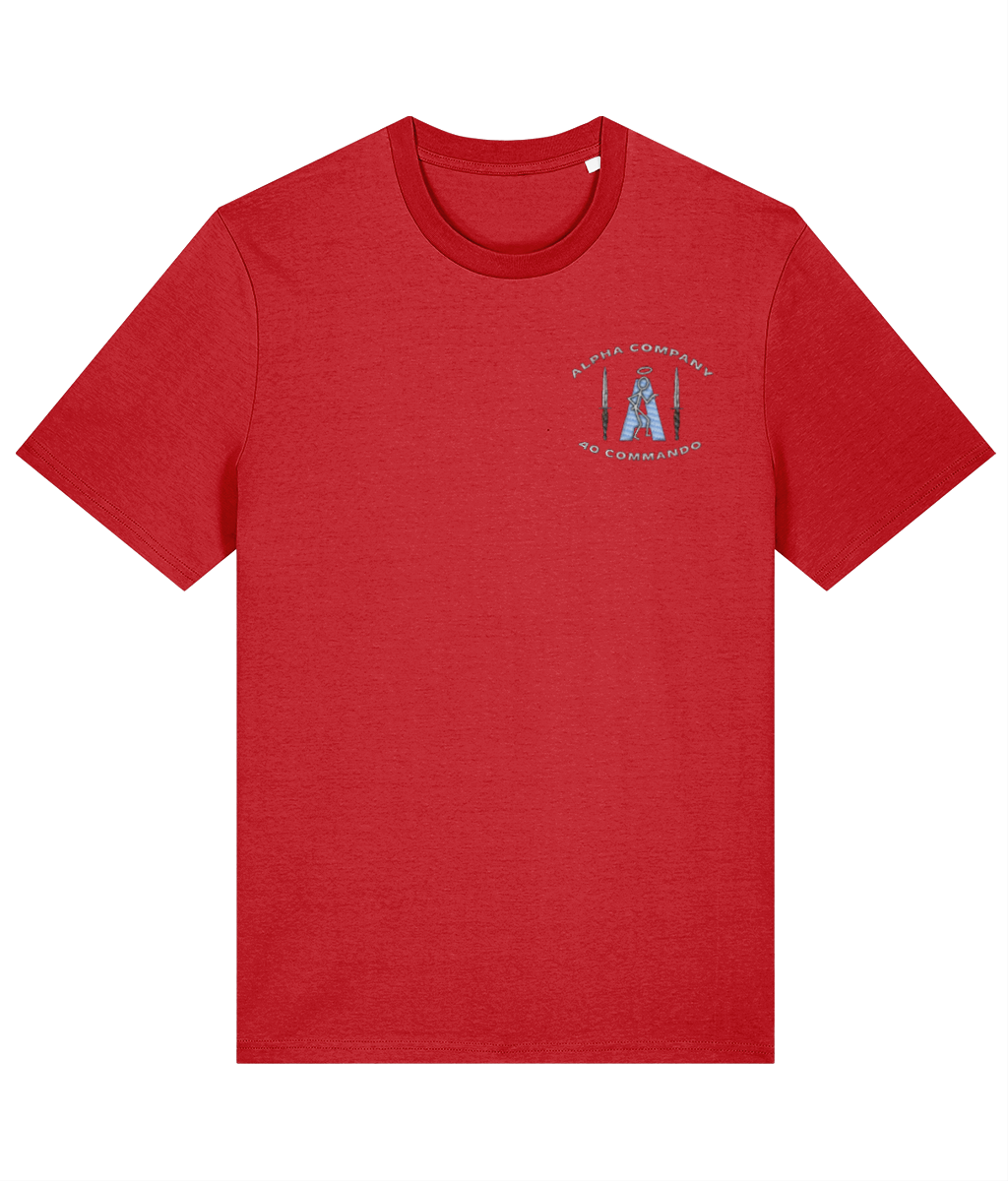 Alpha Company 40 Commando Embroidered T-Shirt