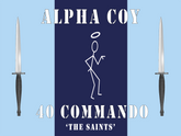 Alpha Coy 40 Commando Glass Chopping Board