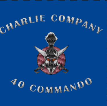 Charlie Company 40 Commando Embroidered Hoodie