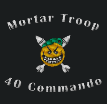 Mortar Troop 40 Commando Embroidered Hoodie