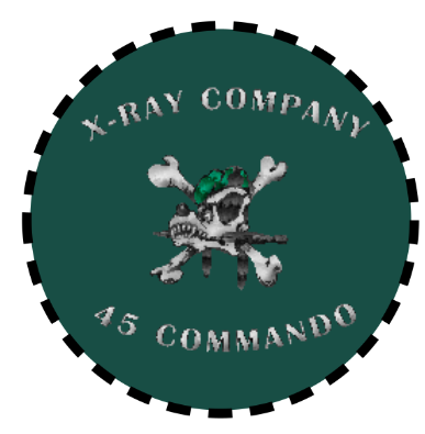 X-Ray Company 45 Commando Embroidered Polo Shirt