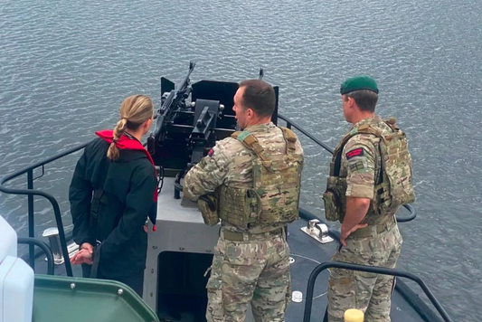 Olympic champ Victoria Pendleton visits Faslane & inspires Royal Navy crews