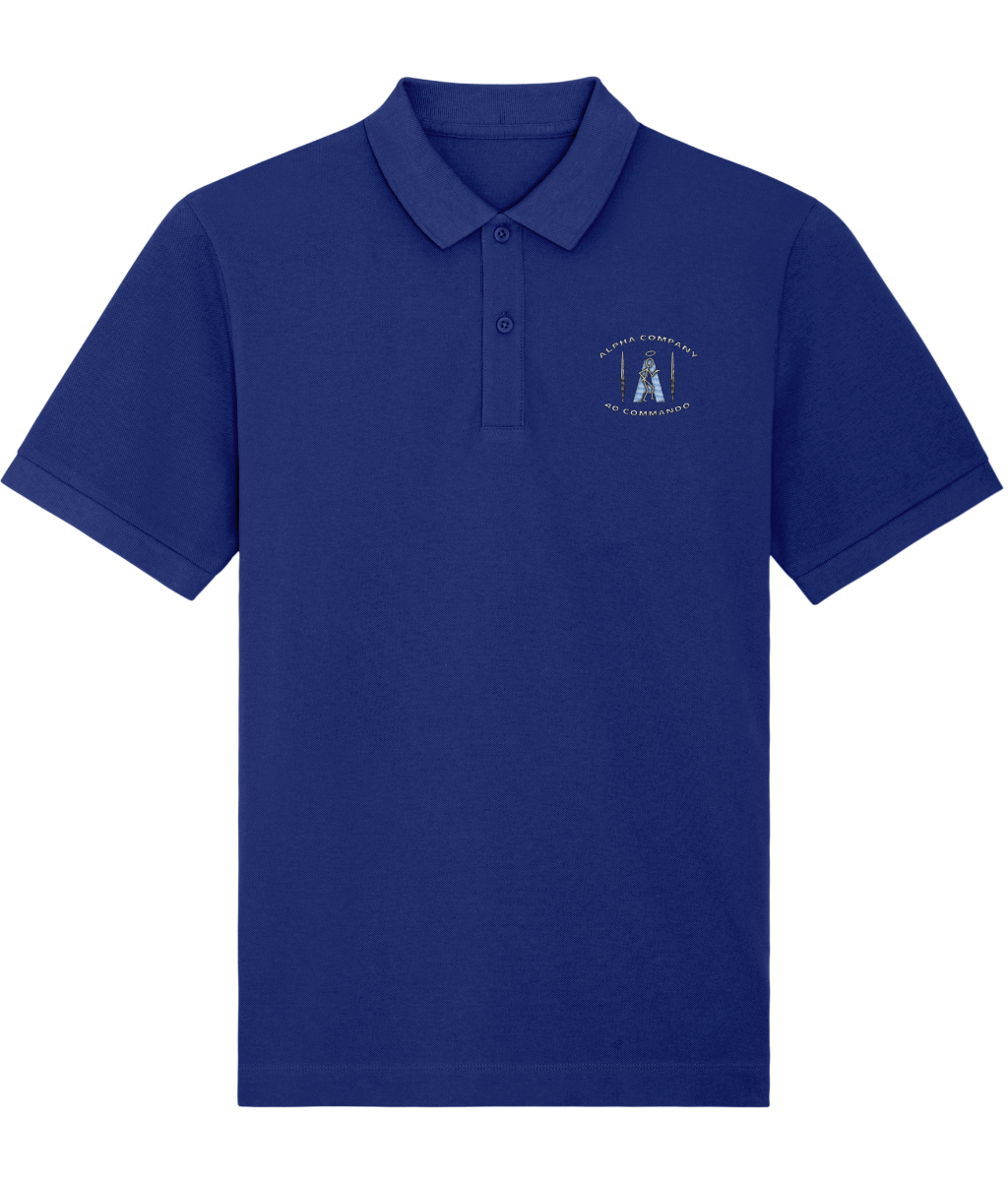 Alpha Company 40 Commando Embroidered Polo Shirt