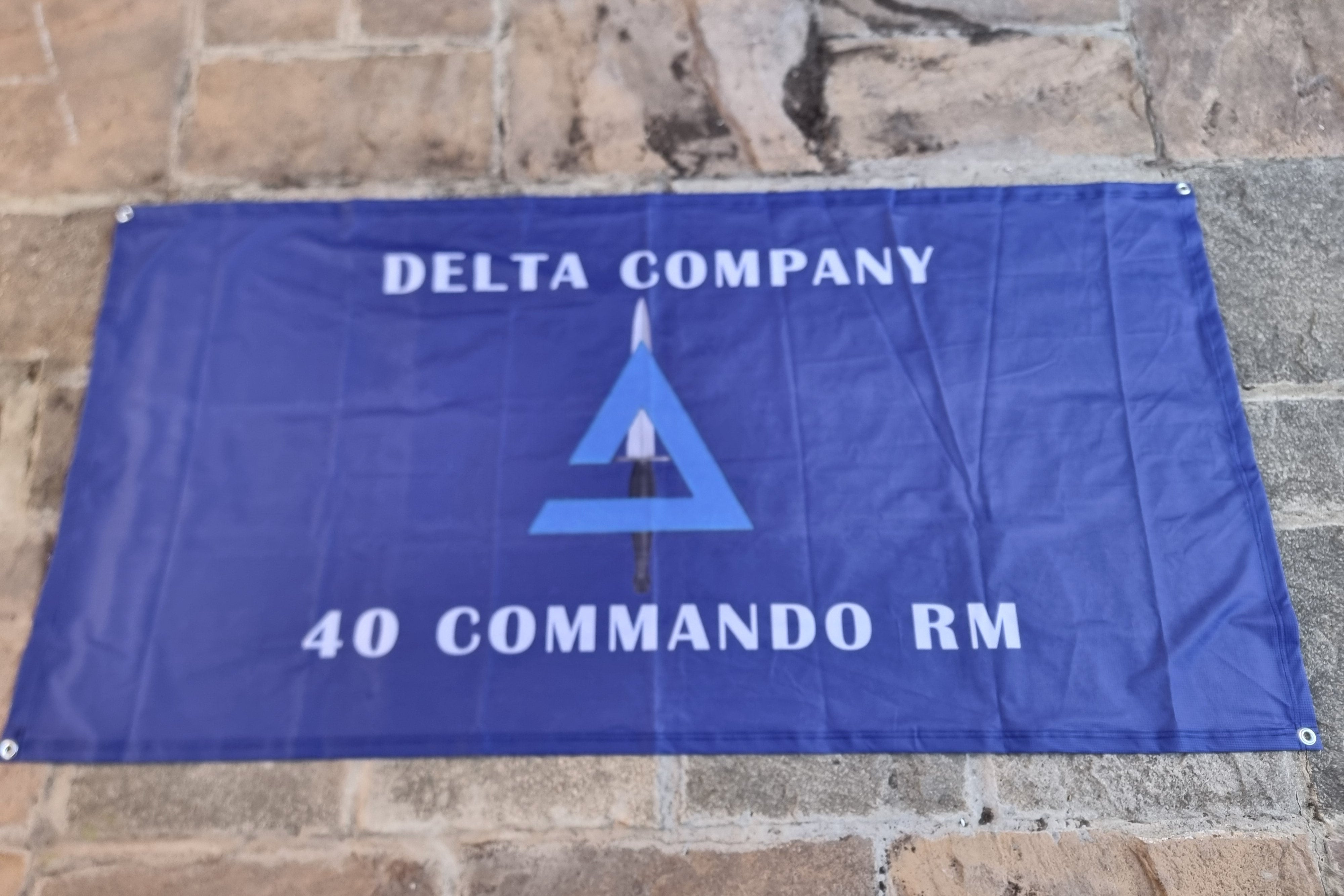 Delta Company 40 Commando Flag – Bootneck Stuff