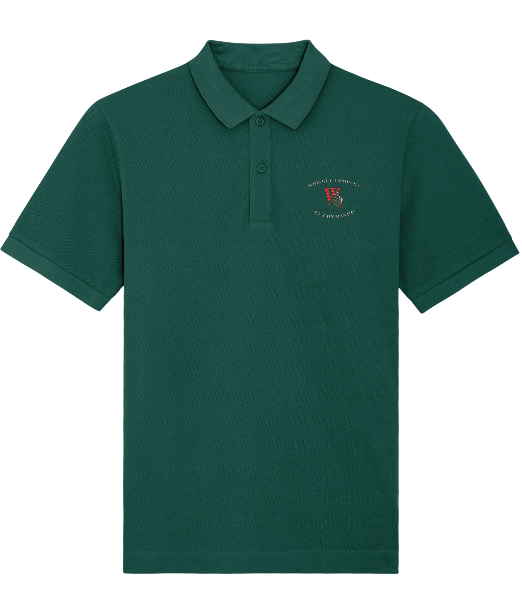 Whiskey Company 45 Commando Embroidered Polo Shirt