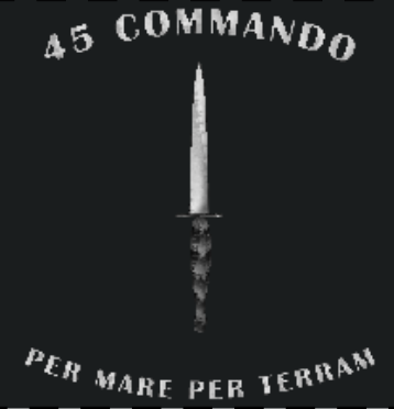 45 Commando Per Mare Per Terram Embroidered Sweatshirt