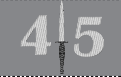 45 Commando Classic Embroidered Pull-On Beanie