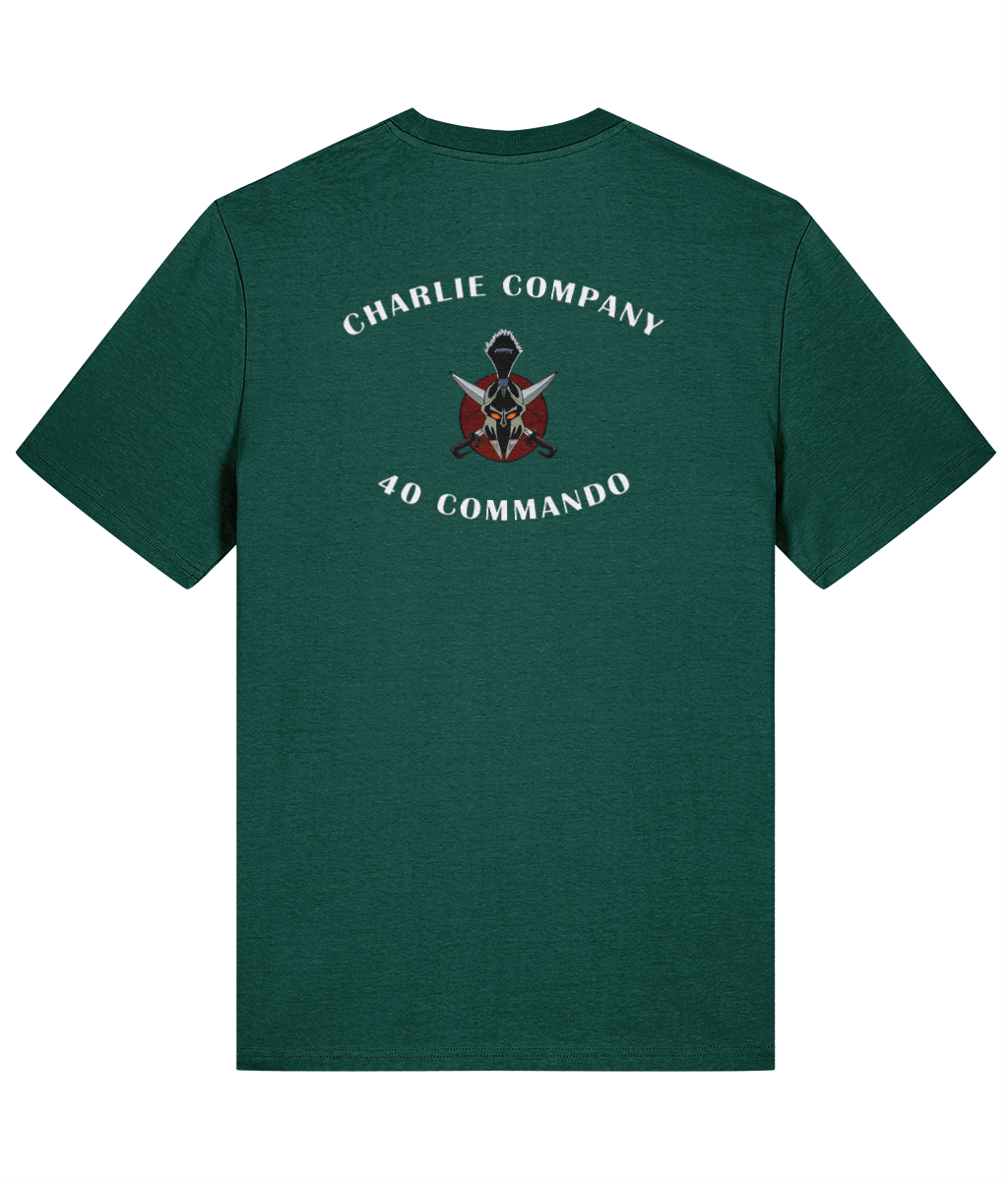 Charlie Coy, 40 Commando Large Back Print T-Shirt