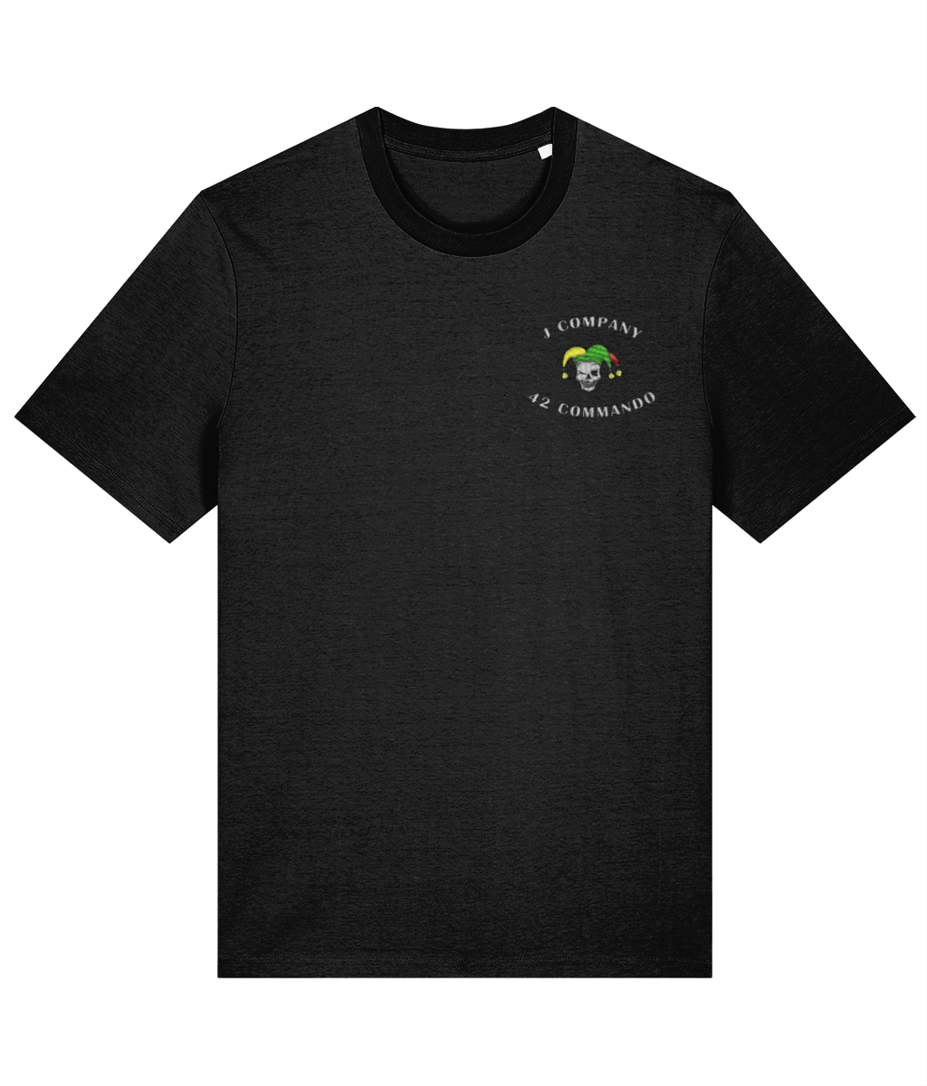 J Company 42 Commando Embroidered T-Shirt Dark