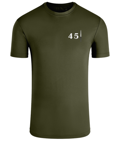 45 Commando with Dagger Performance Training Top Dark