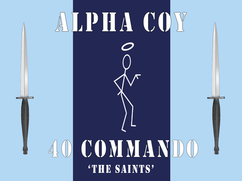 Alpha Coy 40 Commando Glass Chopping Board