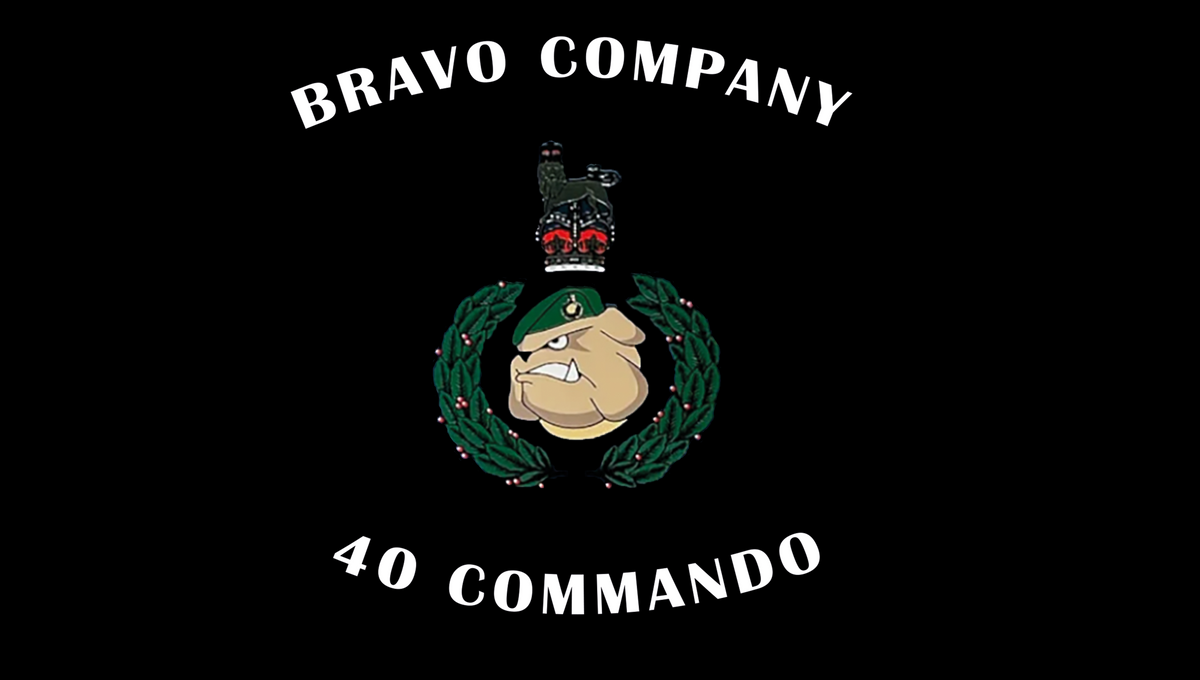 Bravo Company 40 Commando Flag