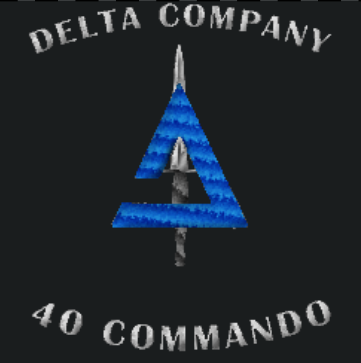Delta Company 40 Commando Embroidered Hoodie