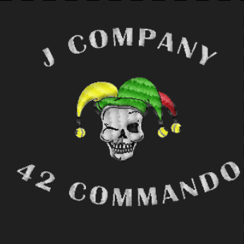 J Company 42 Commando Embroidered T-Shirt