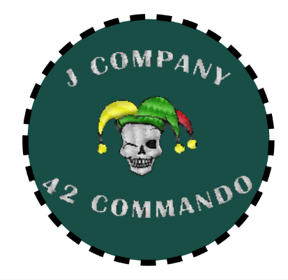 J Company 42 Commando Embroidered Polo Shirt