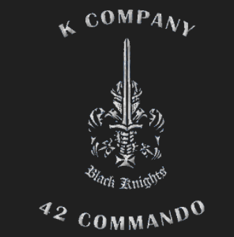 K Company 42 Commando Embroidered Polo Shirt