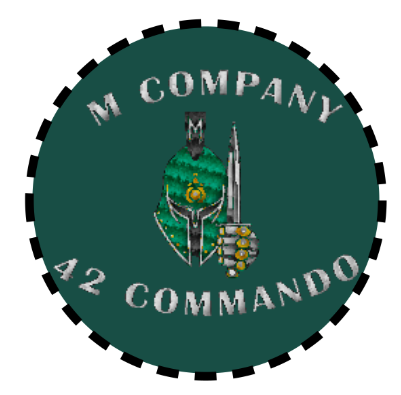 M Company 42 Commando Embroidered Polo Shirt