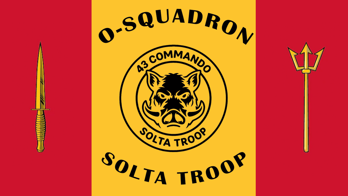 Solta Tp O-Squadron 43 Commando Flag