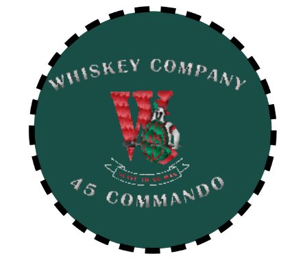 Whiskey Company 45 Commando Embroidered Polo Shirt