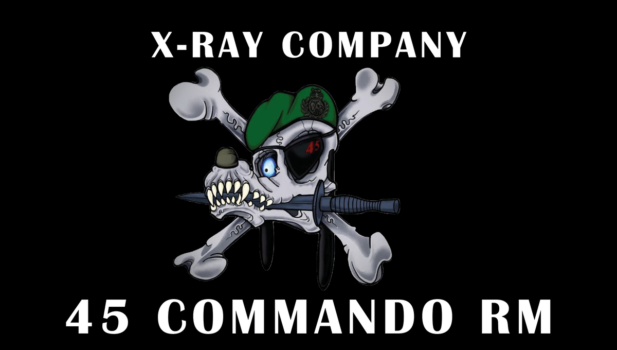 X-Ray Company 45 Commando Flag