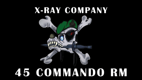 X-Ray Company 45 Commando Flag