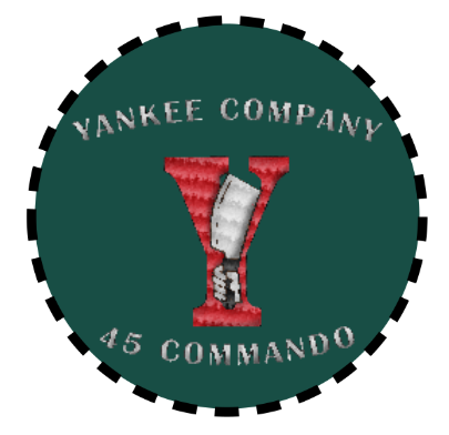 Yankee Company 45 Commando Embroidered Polo Shirt