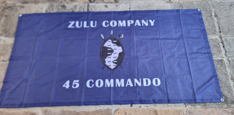 Zulu Company 45 Commando Flag