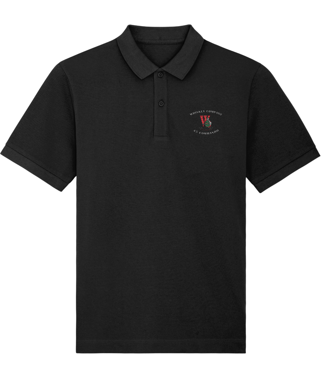 Whiskey Company 45 Commando Embroidered Polo Shirt