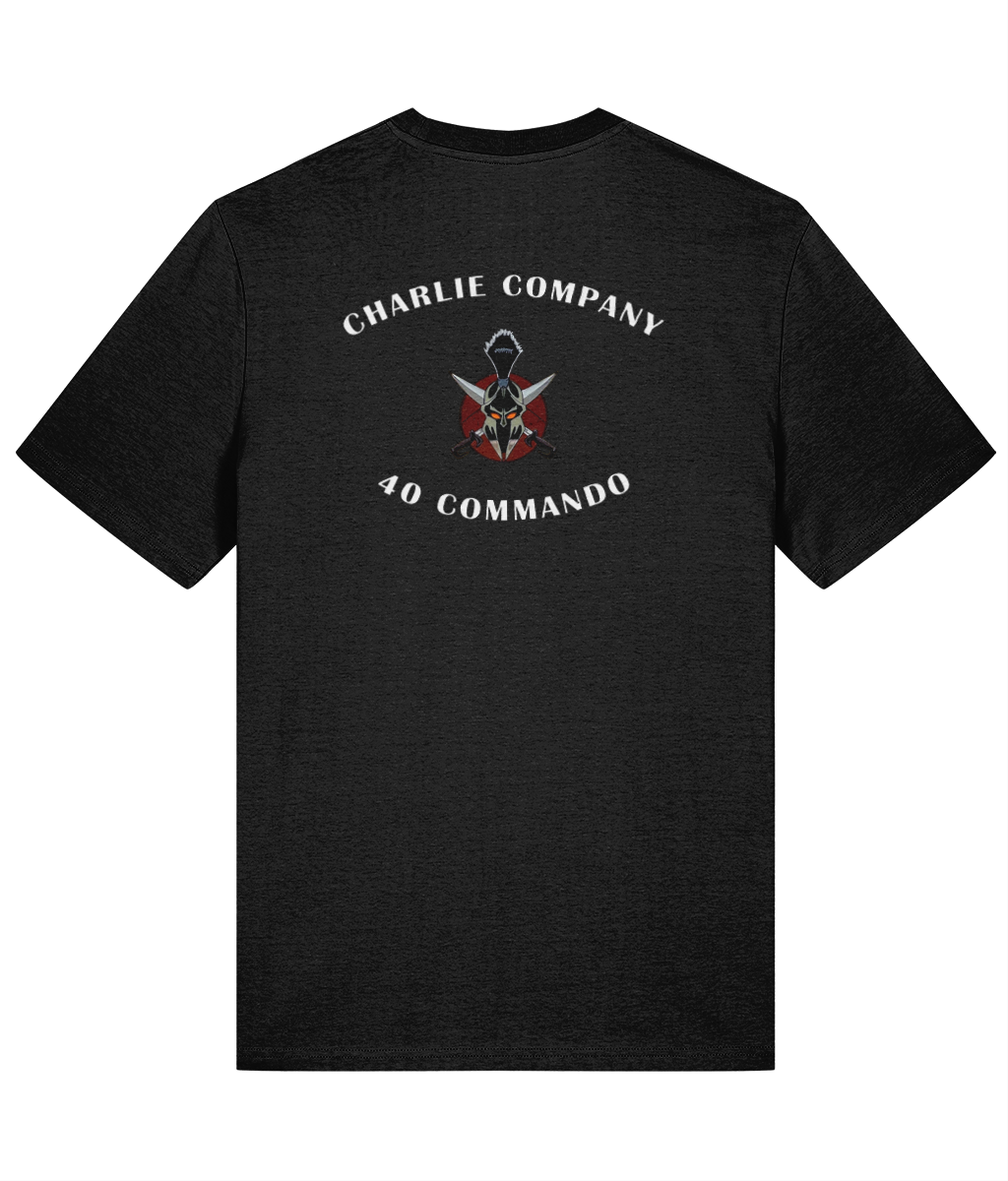 Charlie Coy, 40 Commando Large Back Print T-Shirt