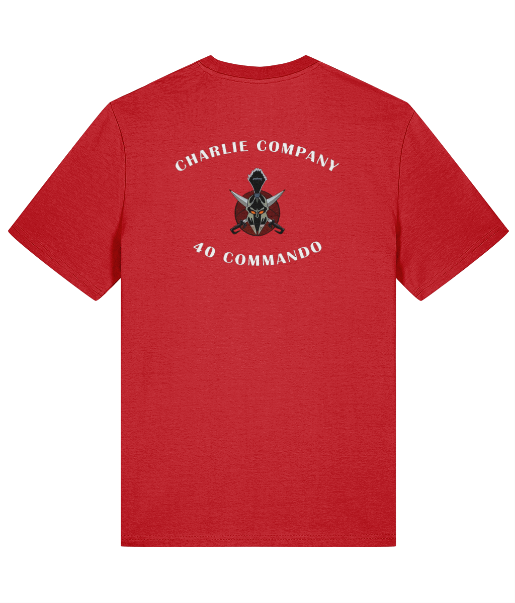 Charlie Coy, 40 Commando Large Back Print T-Shirt