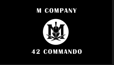 M Company 42 Commando Flag