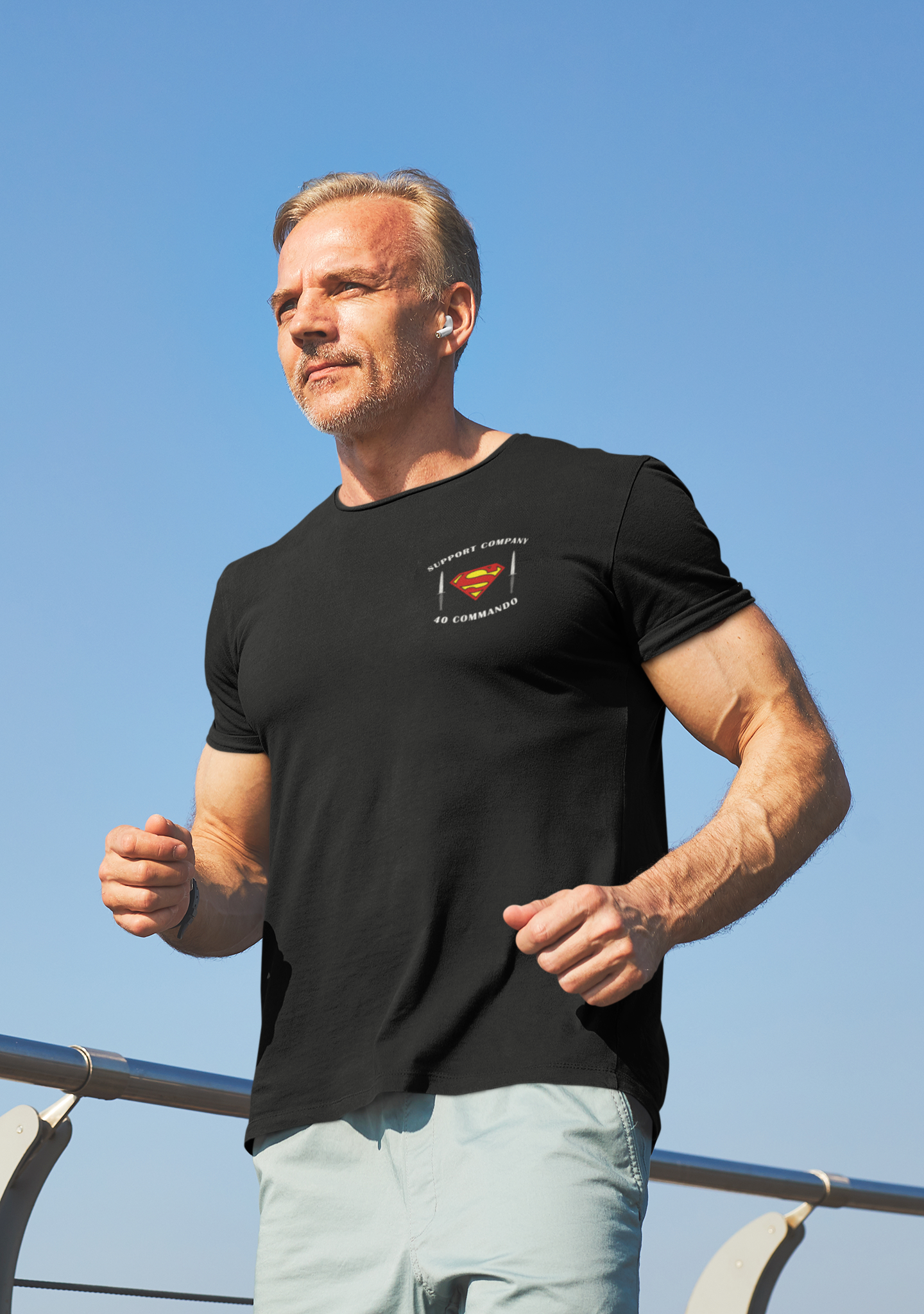 Support Company 40 Commando T-Shirt Dark